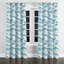 Rideaux obscurcissant Abstract Room - Rideau à oeillets bleu calme - 1 panneau-810739974-810739975
