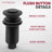 Sink Top Waste Disposal Air Switch and Dual Outlet Control Box, Flush Button-86710085