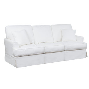 Elenora 88'' Slipcovered Sofa