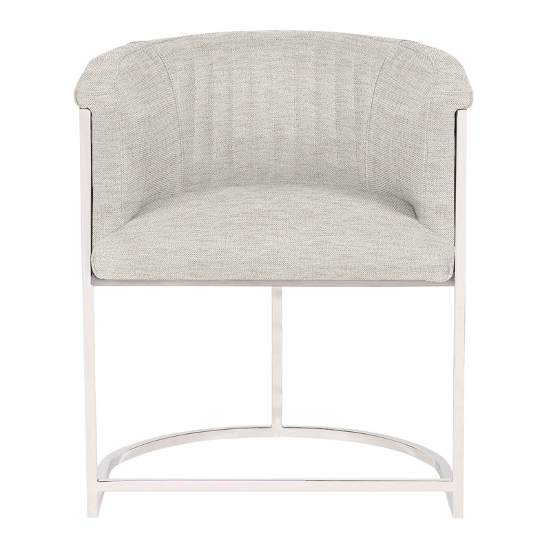 Chaise en métal Vanguard Harrison, Impala lin
