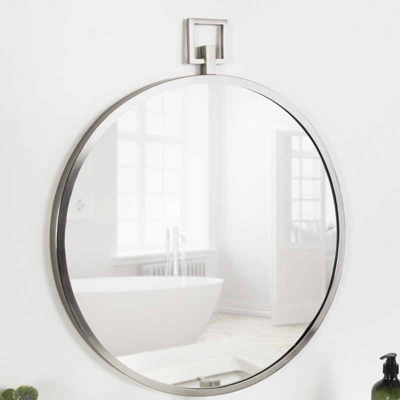 Alyshia Metal Mirror, Silver