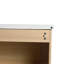 Freestanding Plywood Storage Cabinet With Dual Soft Closing Door Structure