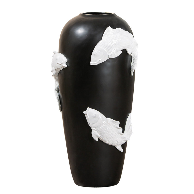 Alvon Floor Vase, Black