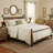 Harlow Modern Farmhouse Poplar Wood Bed Frame with Spindle Headboard and Slat Support-125959298