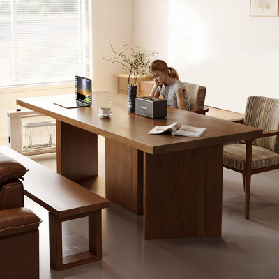 Bureau en bois massif Home Workbench