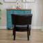 Faux Leather Tufted Accent Chair With Oversized Seating