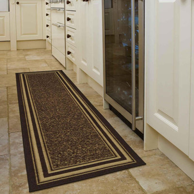 Tapis à bordure antidérapant pour le salon, le couloir et le vestibule