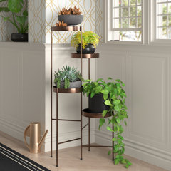 Oakland Living 2 Level Plant Stand Antique Bronze