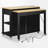 Kitchen Island with Extendable Dining Table-944804985