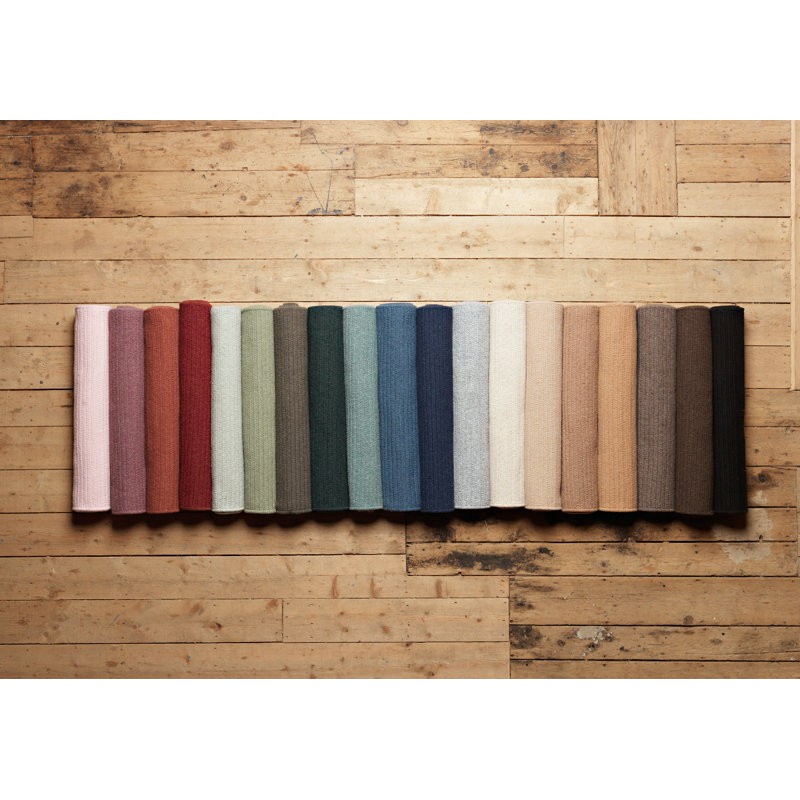 Tapis bleu tressé Mcclary, Rectangle 2 pi x 5 pi
