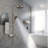 3-Function Shower System Set With Rainfall Showerhead, Handheld Sprayer And Bathtub Spout-117600919