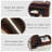Nut-Brown Solid Wood Electric Fireplace