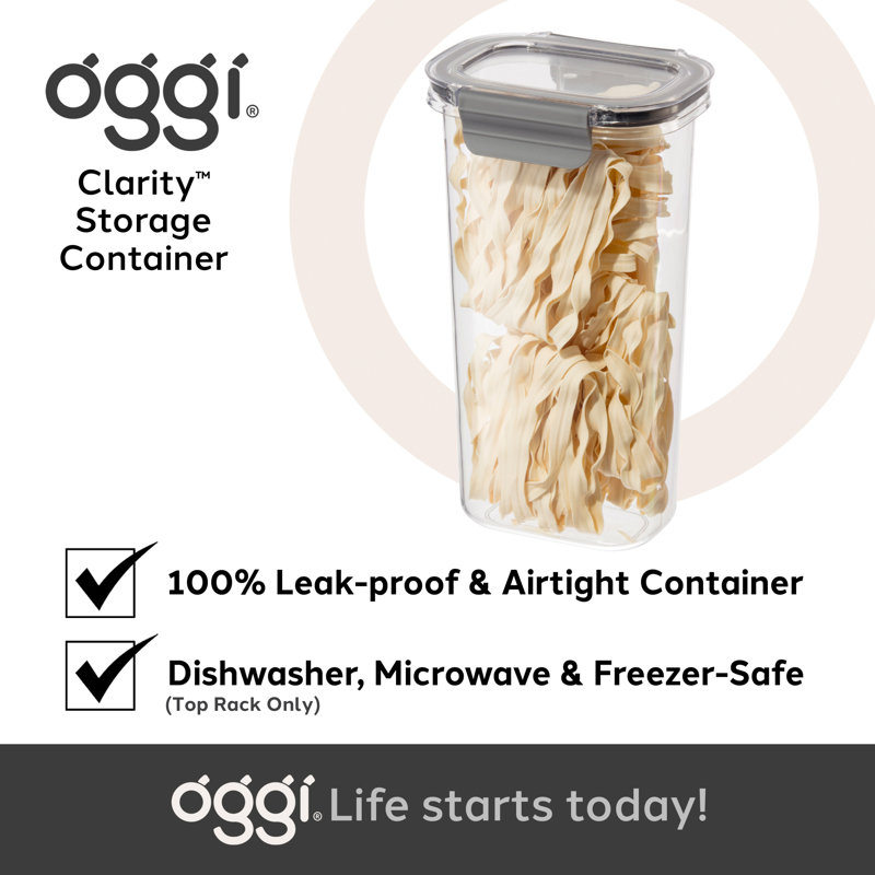 Clear BPA-Free Plastic Airtight Food Storage Container