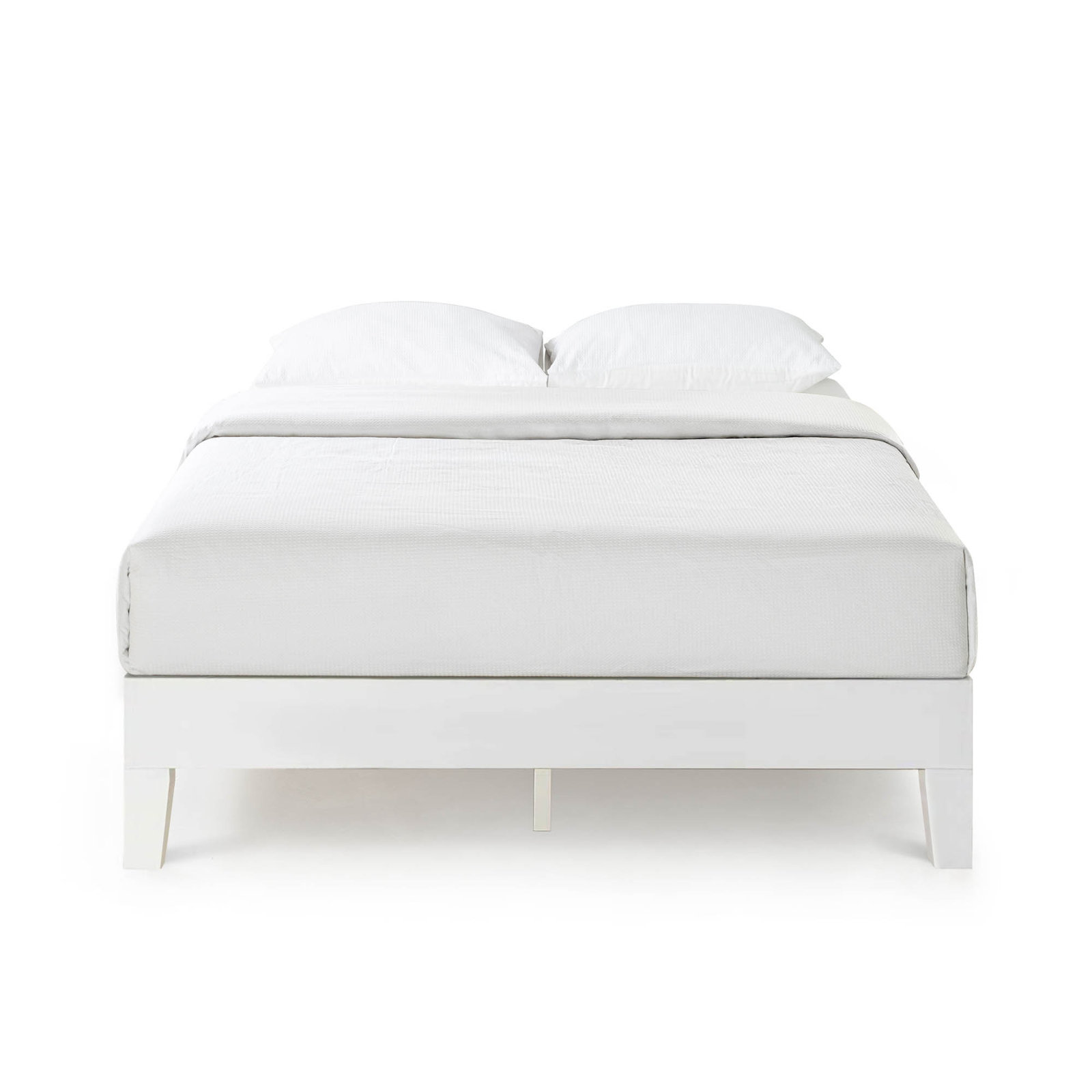 Amaryn Solid Wood Bed, Full/Double, White