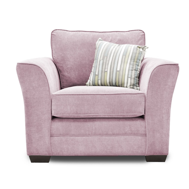 Belvidere Upholstered Armchair, Lilac
