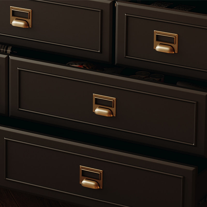 Simple Black Dresser