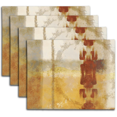 Napperon abstrait en polyester