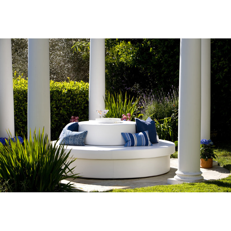SunPad 78'' Wide Patio Daybed, Chill White