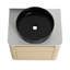 Meuble-lavabo mural 24 po avec lavabo d'art en céramique et porte à fermeture en douceur 24 po-71615462