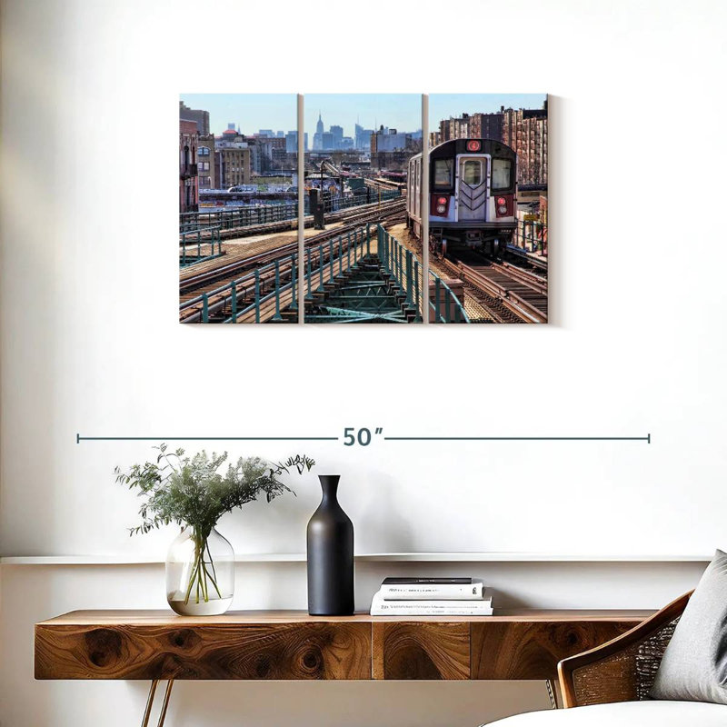 New York Subway Train, 20" H x 33" W