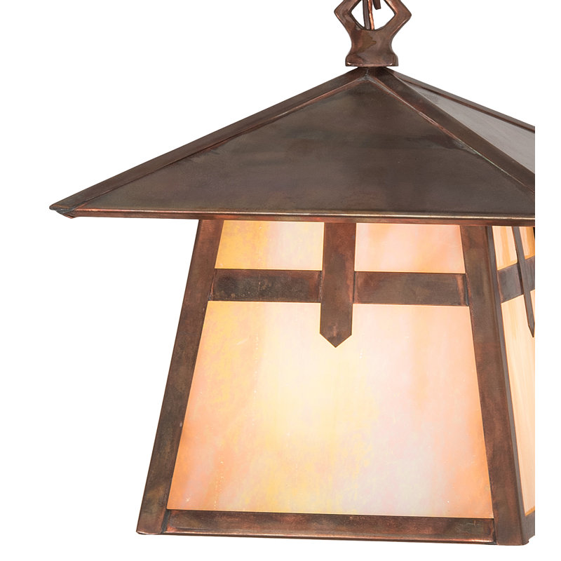 Rustic Lodge 1 - Light Pendant, Beige Iridescent