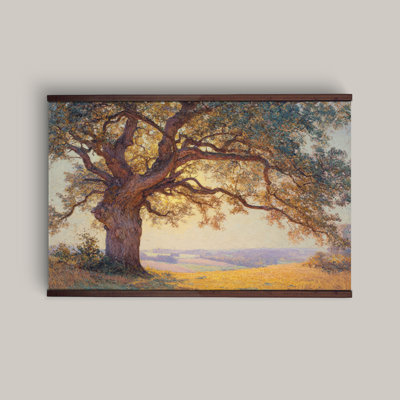 Très grand arbre, art mural, tapisserie rustique