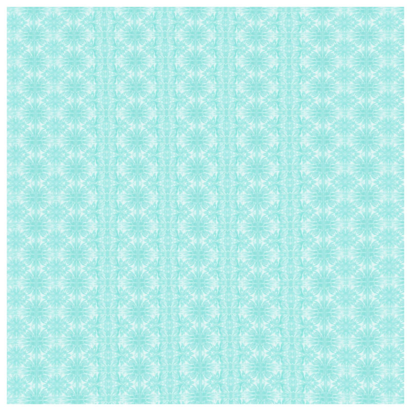Édredon à motif floral turquoise, King