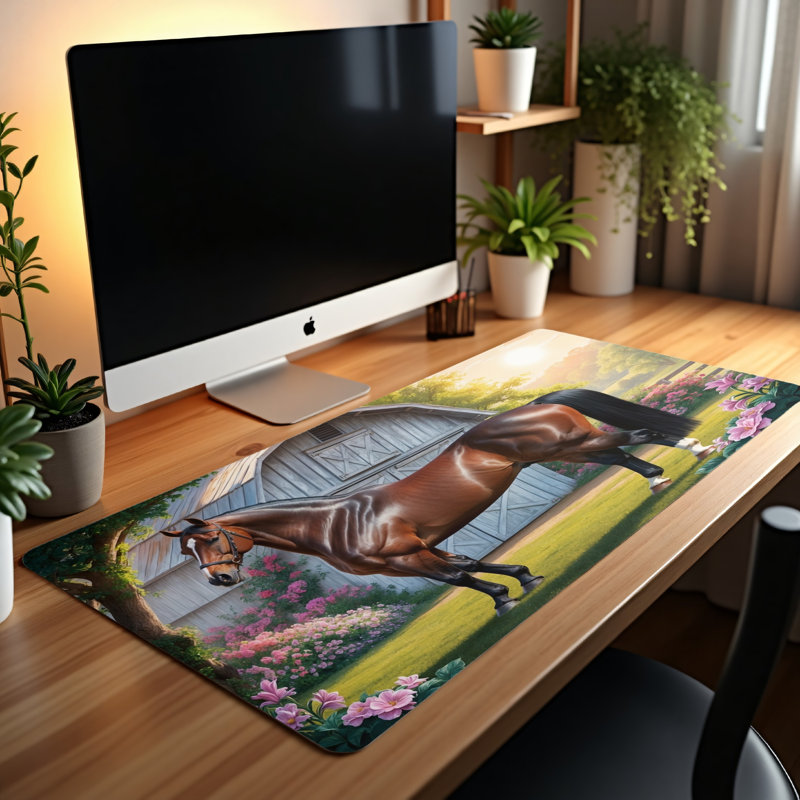 Polyester Desk Pad, 31.5x15.5