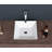 16X16 Inch White Ceramic Square Vessel Bathroom Sink