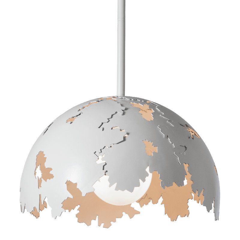Pangea 1 - Light Dome Pendant, White