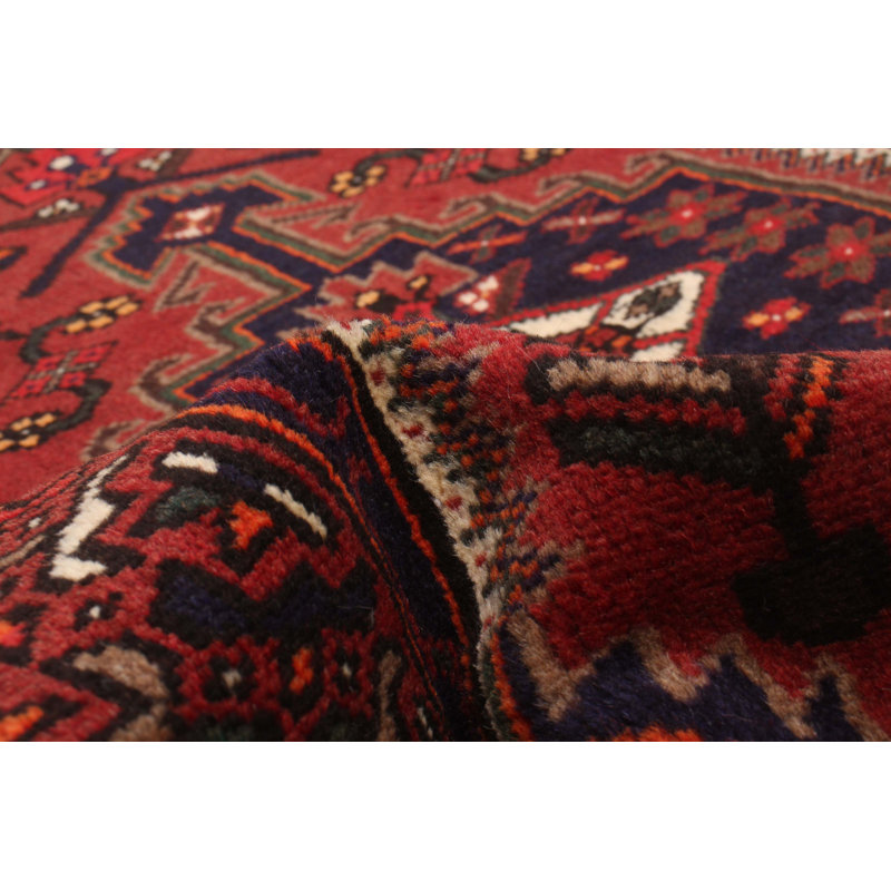One-of-a-Kind 3'3" X 4'10" 1990s Wool Area Rug in