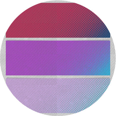 Tapis rouge / rose Power Loom