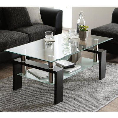 Kissena Four Leg Coffee Table with Storage