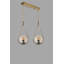 Lustre de style scandinave, hauteur réglable, finition cuivre, 17,7 po x 7,9 po | 100% métal avec peinture séchée au four et revêtement dégringolé | Douille E27, 40 W maximum | Éclairage élégant pour les espaces de vie modernes et les salles à manger-1332548776-1332548772