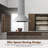 EZsport Ducted (Vented) Island Range Hood