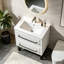 24" Morden Free-Standing Single Bathroom Vanity with Sink