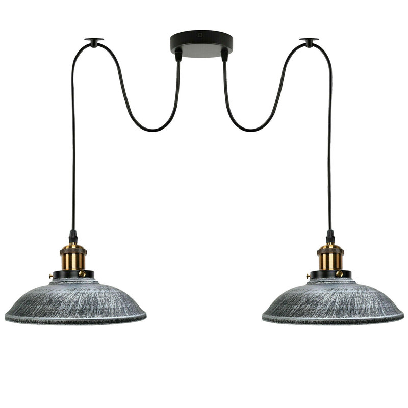 Hinkle 2 - Light Cluster Pendant, Brushed Silver