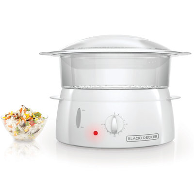 Cuiseur à vapeur pour aliments noir & decker 3,48 qt