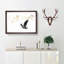 Bald Eagle in Flight in Abstract - Picture Frame Painting Print-55683291-55683287