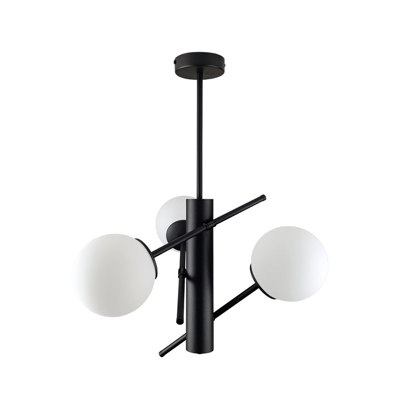 Naxis 3-light Flush Mount, White