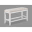 Transitional Counter-Height Bench With Upholstery - Spacious & Solid Dining Fabric Rectangular Build-2006784745-2006784751