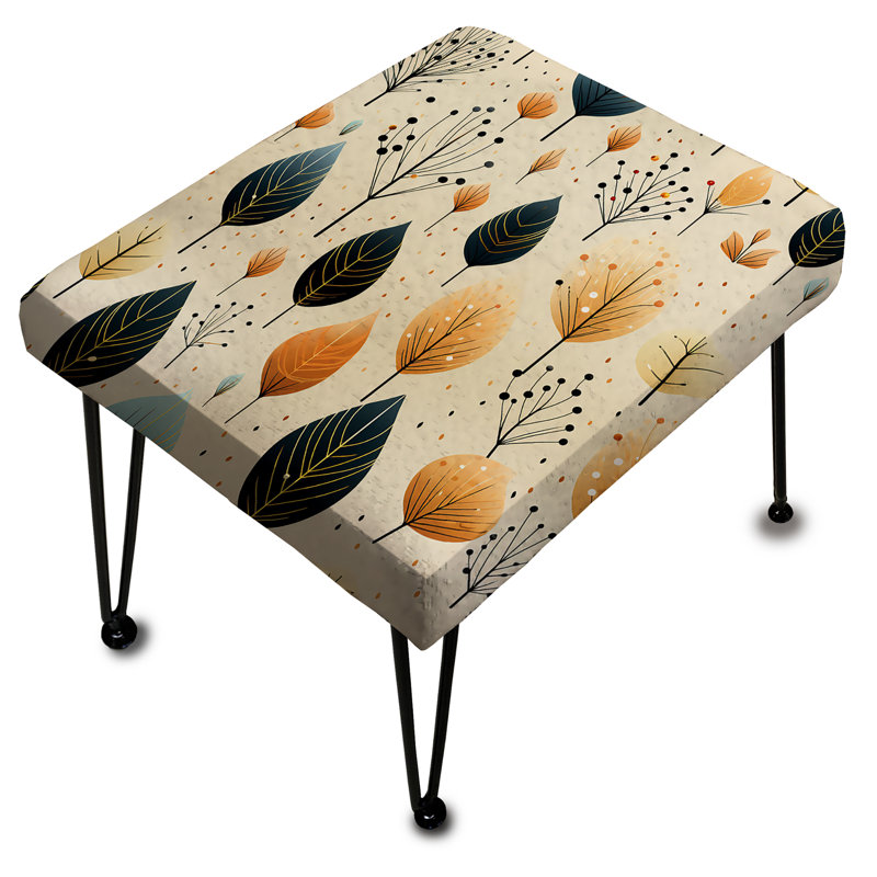 Repose-pieds moderne Modern Leaf Patterns II - Plants