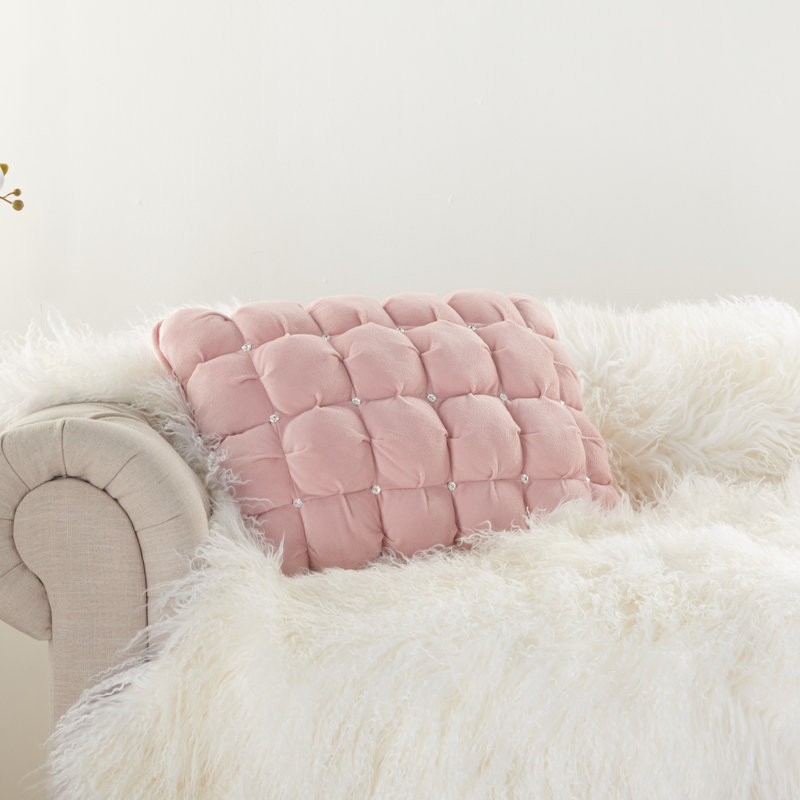  Sofia Rectangular Pillow Cover & Insert, Rose