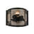 Trevon Steel Flush Mounted Sconce