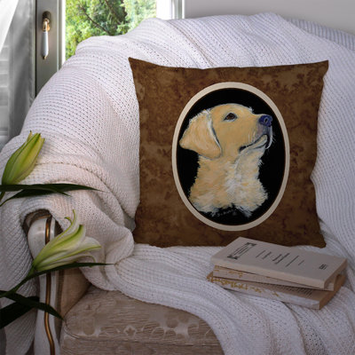 Coussin décoratif intérieur/extérieur golden retriever