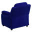 Deluxe Padded Contemporary Kids Recliner with Storage Arms-575610410