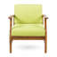 Ensemble de 2 fauteuils club Perla, vert-41787534