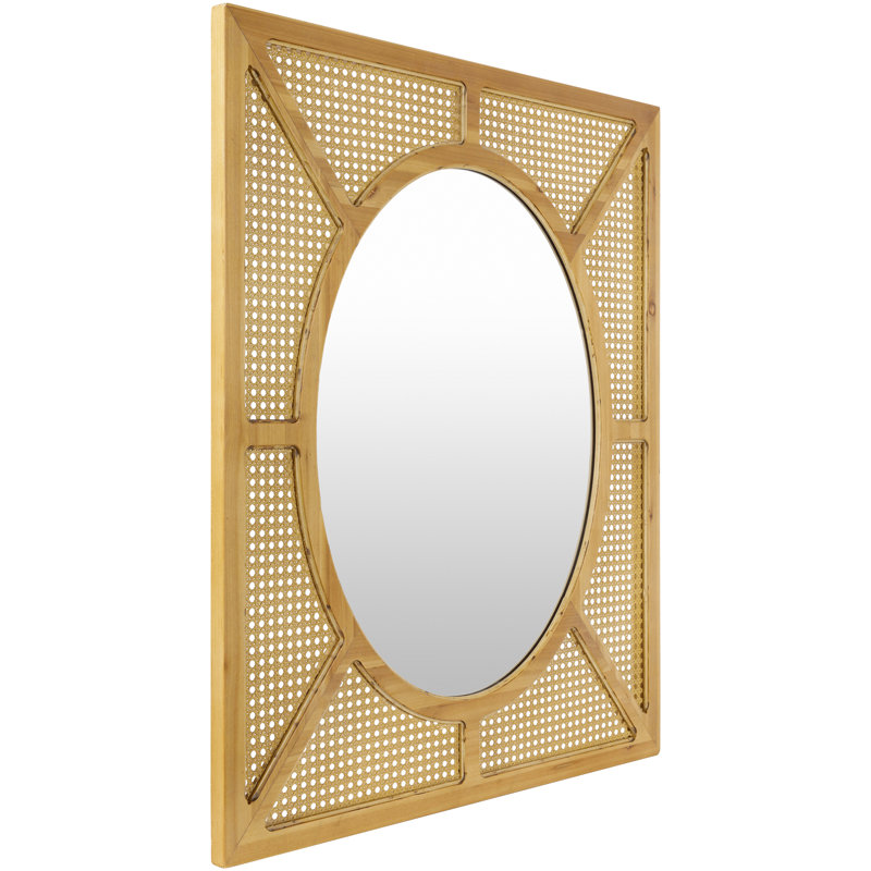 Abdurrehman Rattan Frame Mirror