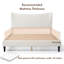 Lit plateforme tapissier Anij