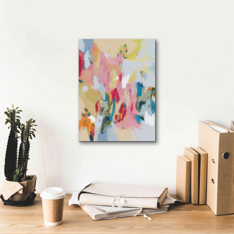«Positif Vibes 2» par Christov Art, estampe numérique sur toile, H 16 po x l 12 po x P 0,75 po
